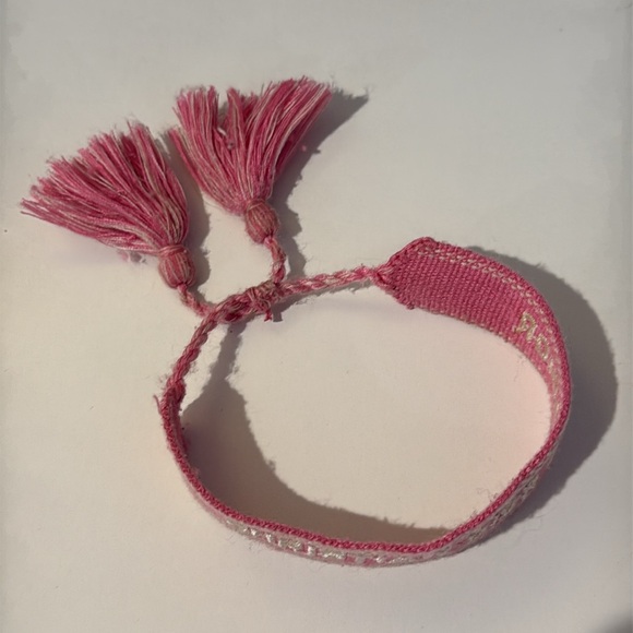 MOVING SALE Christian Dior Pink J'Adior Woven Friendship Bracelet - Picture 4 of 7